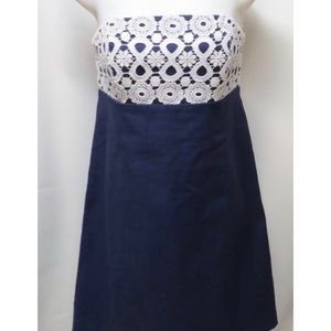 Navy and white Lilly Pulitzer dress